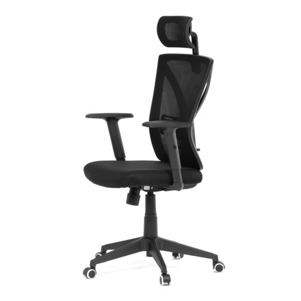 Kancelářská židle Autronic Židle kancelářská, černá mesh, plastový kříž (KA-Q851 BK) (3)