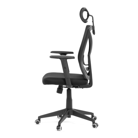 Kancelářská židle Autronic Židle kancelářská, černá mesh, plastový kříž (KA-Q851 BK) (4)