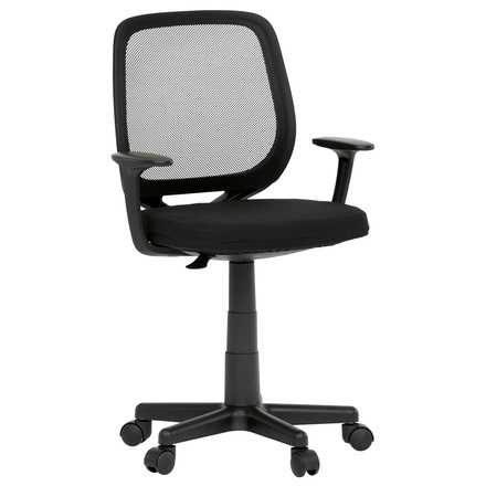 Kancelářská židle Autronic Kancelářská židle, černá mesh, plastový kříž (KA-W022 BK)
