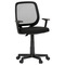 Kancelářská židle Autronic Kancelářská židle, černá mesh, plastový kříž (KA-W022 BK) (1)