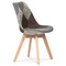 Moderní jídelní židle Autronic Jídelní židle, potah látka patchwork, dřevěné nohy, masiv přírodní buk (CT-765 PW2) (11)
