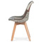 Moderní jídelní židle Autronic Jídelní židle, potah látka patchwork, dřevěné nohy, masiv přírodní buk (CT-765 PW2) (4)