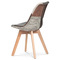 Moderní jídelní židle Autronic Jídelní židle, potah látka patchwork, dřevěné nohy, masiv přírodní buk (CT-765 PW2) (5)