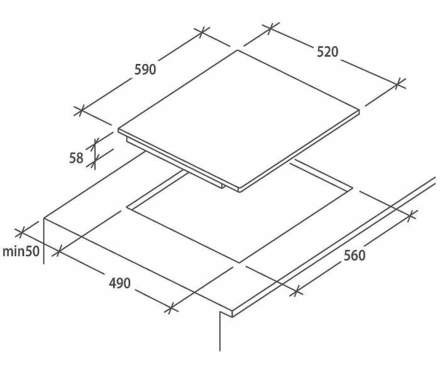Indukční varná deska Candy CI642MCBB (6)