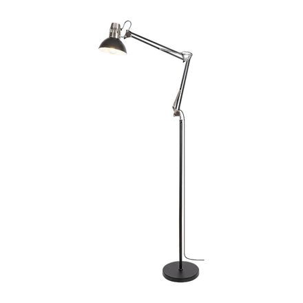 Stojací lampa Rabalux 2196 Aristelo 1xE27/40W/230V černá/lesklý chrom