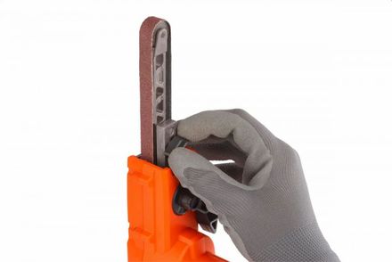 Aku pásový pilník Powerplus POWDP50700 baz AKU (9)