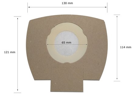 Průmyslové sáčky do vysavače Koma WD456 UNI - Kärcher WD4, WD5, WD6, 4ks (1)