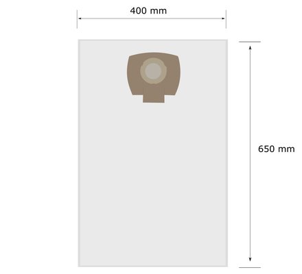 Průmyslové sáčky do vysavače Koma WD456 UNI - Kärcher WD4, WD5, WD6, 4ks (2)