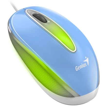 Počítačová myš Genius DX-Mini optická/ 3 tlačítka/ 1000DPI - modrá