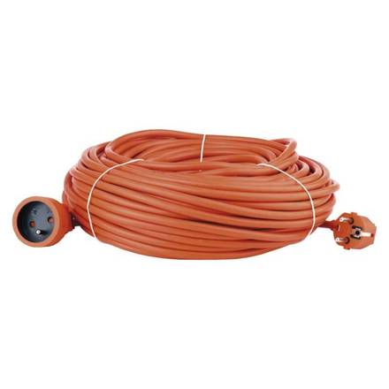 Prodlužovací kabel Emos P01140 40 m / 1 zásuvka / oranžový / PVC / 230 V / 1,5 mm2