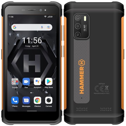 Mobilní telefon myPhone Hammer Iron 4 - oranžový