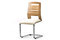 Moderní jídelní židle Alpi PISA chair dub-224, Wild oak, kůže-756 (1)