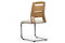 Moderní jídelní židle Alpi PISA chair dub-224, Wild oak, kůže-756 (3)