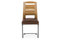 Moderní jídelní židle Alpi PISA chair dub-224, Wild oak, kůže-756 (4)