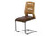 Moderní jídelní židle Alpi PISA chair dub-224, Wild oak, kůže-756 (5)