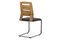 Moderní jídelní židle Alpi PISA chair dub-224, Wild oak, kůže-756 (7)