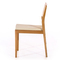 Dřevěná jídelní židle Alpi ARON chair dub-224, Wild oak, kůže-905 (2)