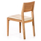 Dřevěná jídelní židle Alpi ARON chair dub-224, Wild oak, kůže-905 (3)