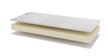 Matrace s anatomickým prošitím potahu Perdormire Bordato, 90x200 cm (2)