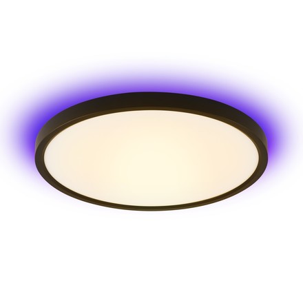 Stropní svítidlo Immax (07166-B40) Neo LITE TUDO Smart s RGB podsvícením 40cm, 50W Tuya WIFI černá
