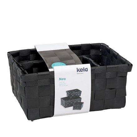 Sada košíků Kela KL-24485 Neo PP plast černá 3 ks (6)