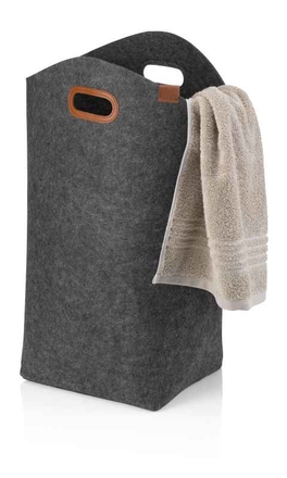 Taška na prádlo Kela KL-24465 Fay filc tmavě šedá (2)