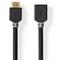 HDMI kabel Nedis Ultra High Speed HDMI s ethernetem, 8K 60 Hz, 48 Gbps, prodlužovací, 1 m - antracitový (2)