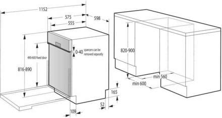Vestavná myčka nádobí Mora VM 6465 X (9)