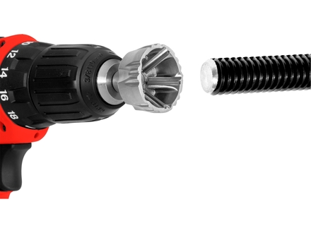 Odhrotovač do vrtačky Fortum 4769003 s SK plátky, pro průměry 13-36mm (2)