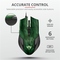 Počítačová myš Trust GXT 781 Rixa Camo Gaming &amp; Mouse Pad optická/ 6 tlačítek/ 3200DPI - černá/ zelená (11)