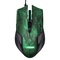 Počítačová myš Trust GXT 781 Rixa Camo Gaming &amp; Mouse Pad optická/ 6 tlačítek/ 3200DPI - černá/ zelená (1)