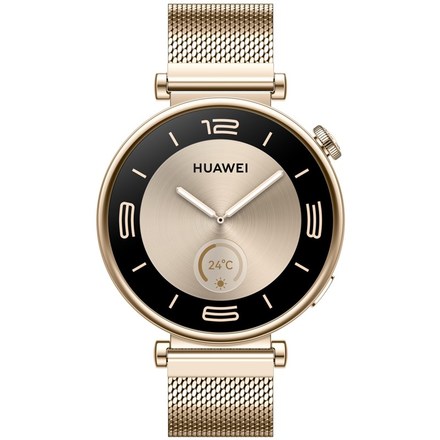 Chytré hodinky Huawei Watch GT 4 41mm - Gold + Gold Milanese Strap