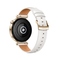 Chytré hodinky Huawei Watch GT 4 41mm - Gold + White Leather Strap (4)