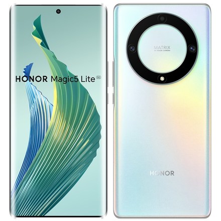 Mobilní telefon Honor Magic5 Lite 5G 8 GB / 256 GB - stříbrný
