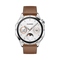 Chytré hodinky Huawei Watch GT 4 46mm - Silver + Brown Strap (2)