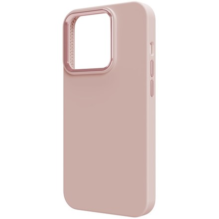 Kryt na mobil Fixed MagFlow s podporou MagSafe na Apple iPhone 15 Plus - růžový