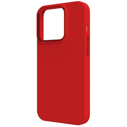 Kryt na mobil Fixed MagFlow s podporou MagSafe na Apple iPhone 15 Plus - červený