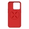 Kryt na mobil Fixed MagFlow s podporou MagSafe na Apple iPhone 15 Plus - červený (1)