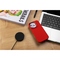Kryt na mobil Fixed MagFlow s podporou MagSafe na Apple iPhone 15 Plus - červený (3)
