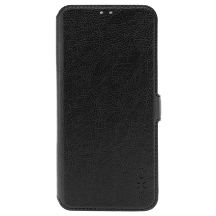 Pouzdro na mobil flipové Fixed Topic na Honor X8 5G - černé (1)