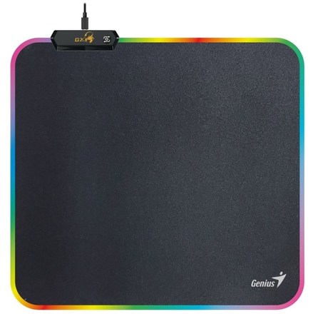 Podložka pod myš Genius GX-Pad 260S RGB, 26 x 24 cm - černá