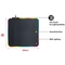 Podložka pod myš Genius GX-Pad 260S RGB, 26 x 24 cm - černá (1)