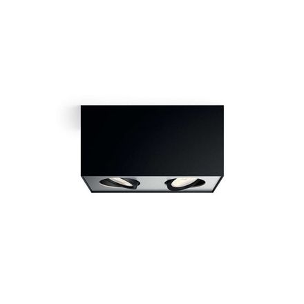 Bodové stropní svítidlo Philips (5049230P0) BOX ČERNÁ 2x4.5W SELV