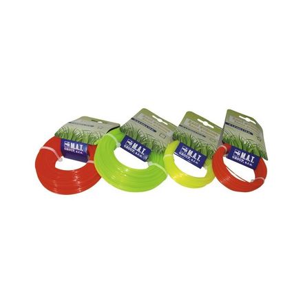 Žací struna M.A.T 552045 žací struna 2,4/15m čtverec žací struny