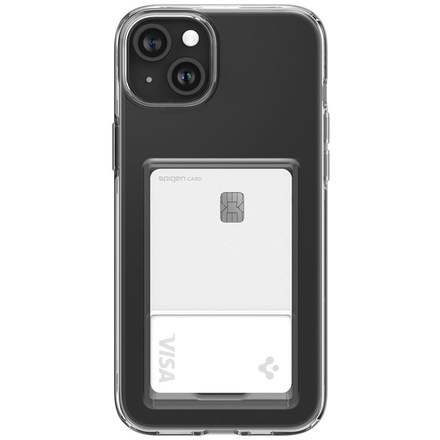 Kryt na mobil Spigen Crystal Slot na Apple iPhone 15 Plus - průhledný