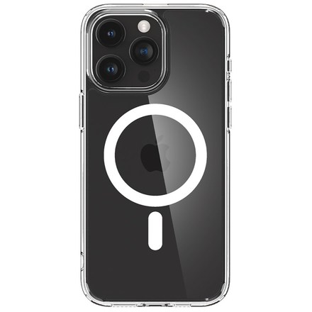Kryt na mobil Spigen Crystal Hybrid MagSafe na Apple iPhone 15 Pro - průhledný