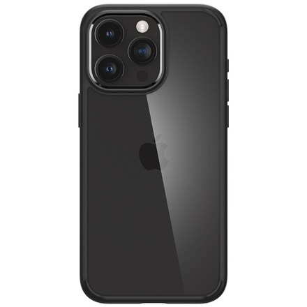 Kryt na mobil Spigen Crystal Hybrid na Apple iPhone 15 Pro - černý/ průhledný