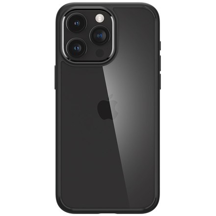 Kryt na mobil Spigen Crystal Hybrid na Apple iPhone 15 Pro Max - černý/ průhledný