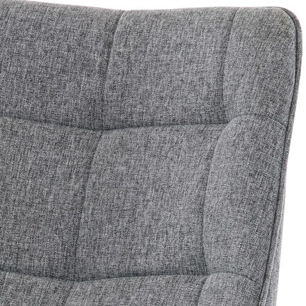 Moderní jídelní židle Autronic Jídelní židle, potah šedá látka, kovové nohy, 3D dekor dub (CT-394 GREY2) (13)