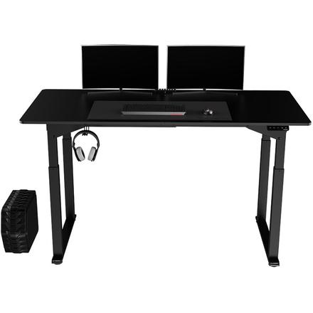Herní stůl Ultradesk Pracovní stůl, černá deska